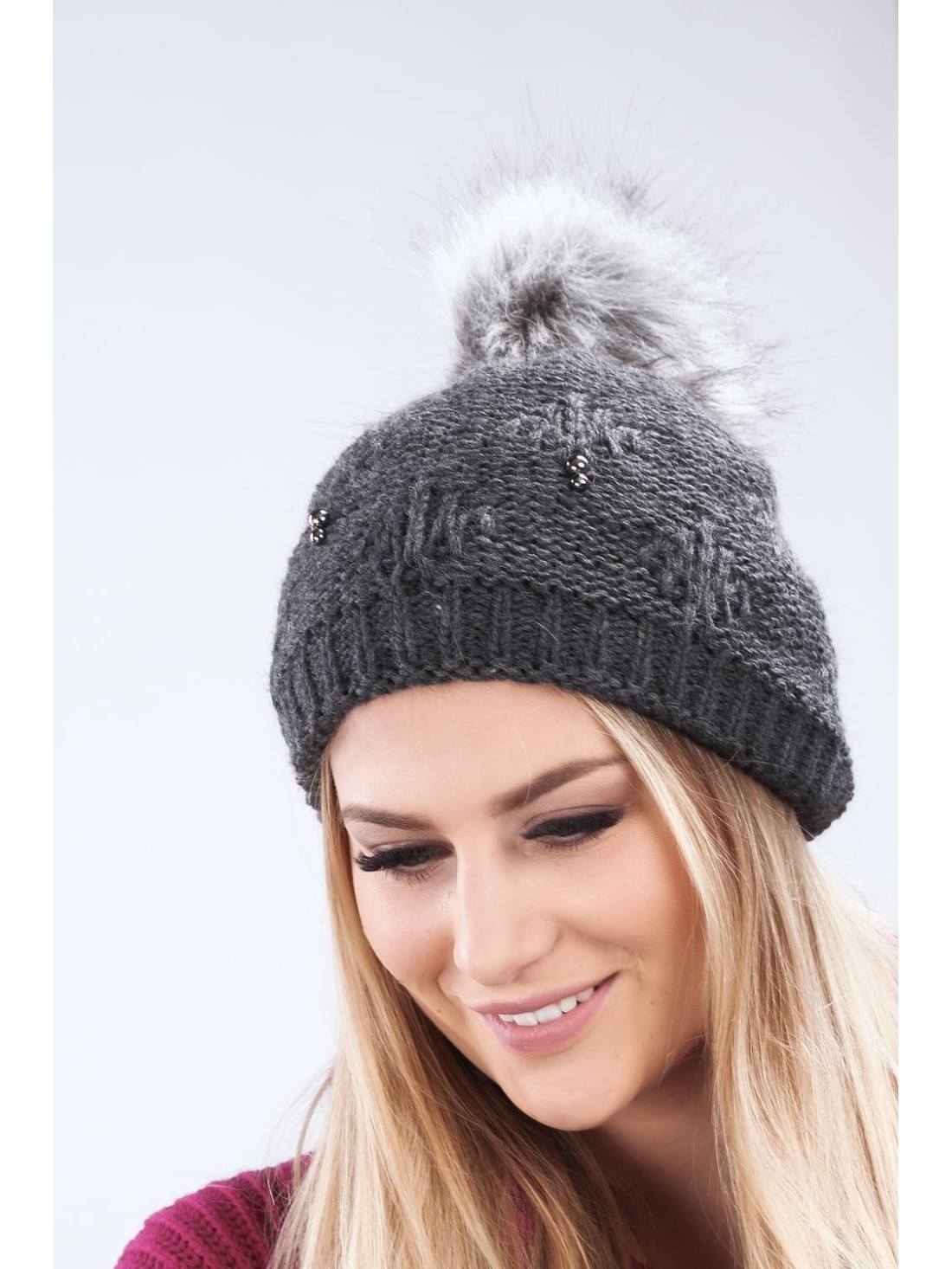 Graphite winter hat C8 - Online store - Boutique